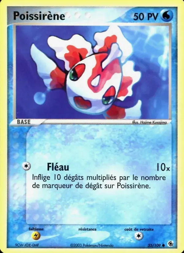 Poissirène - 55/109 - EX Rubis & Saphir