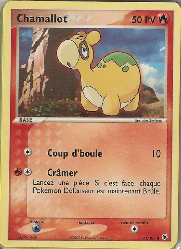Chamallot - 61/109 - EX Rubis & Saphir