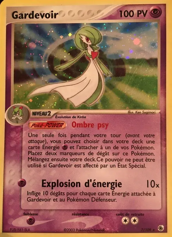 Gardevoir - 7/109 - EX Rubis & Saphir