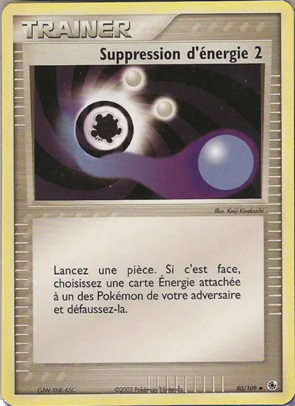 Suppression d'énergie 2 - 80/109 - EX Rubis & Saphir