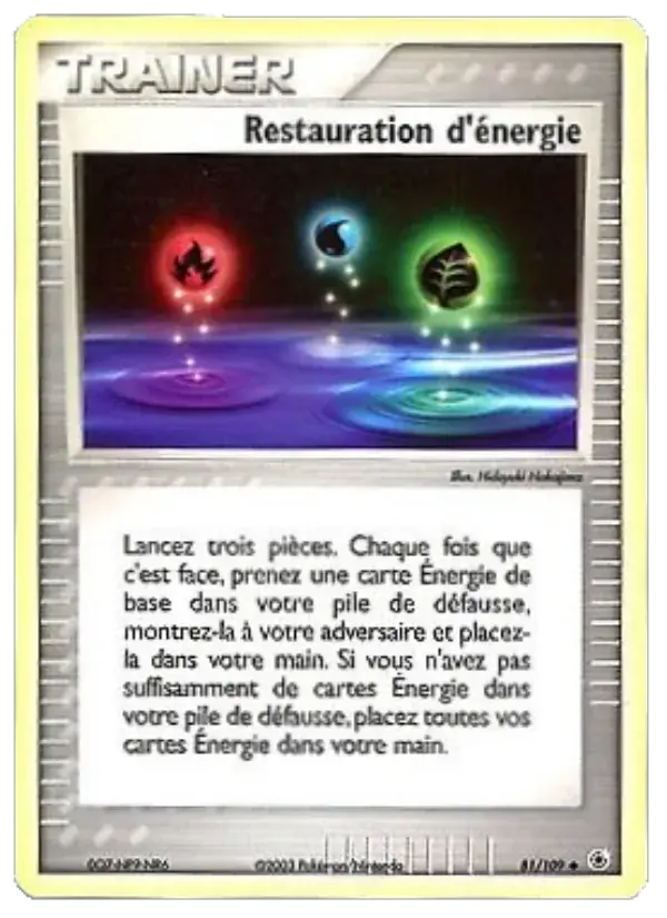 Restauration d'énergie - 81/109 - EX Rubis & Saphir