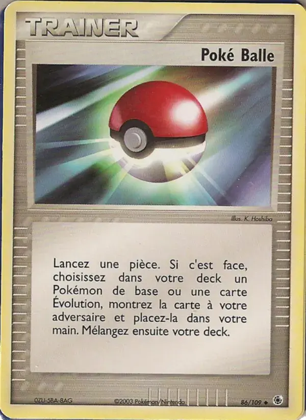 Poké Balle - 86/109 - EX Rubis & Saphir