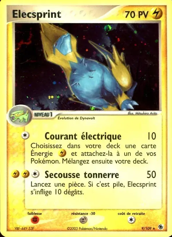 Élecsprint - 9/109 - EX Rubis & Saphir
