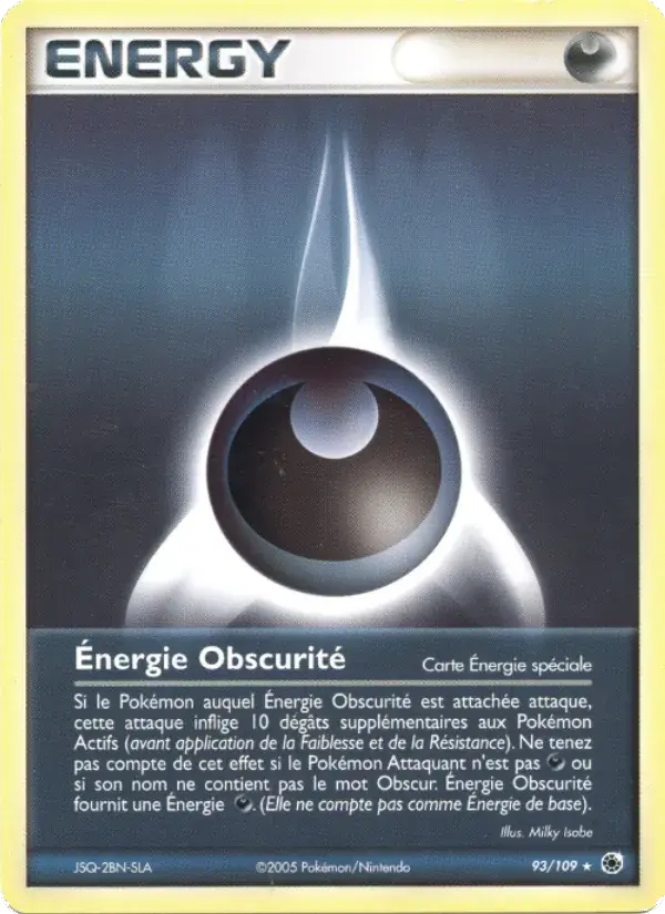 Énergie Obscurité - 93/109 - EX Rubis & Saphir