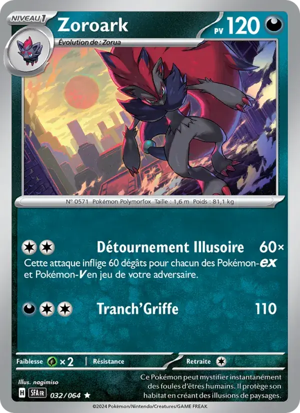Zoroark - 032/099 - Fable Nébuleuse