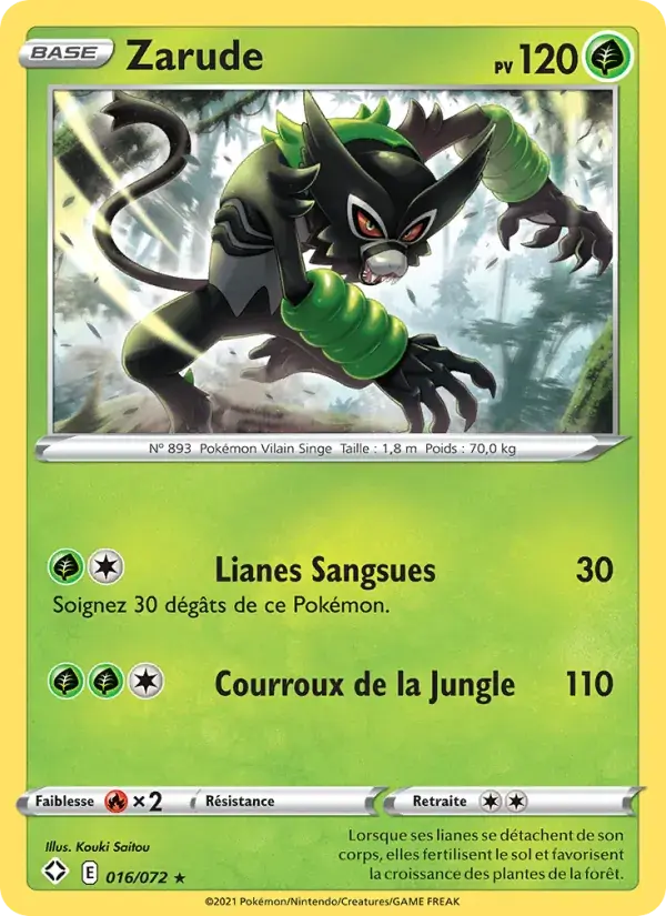 Zarude - 16/73 - Destinées Radieuses