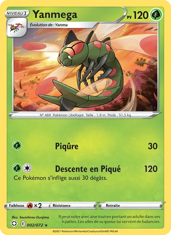 Yanmega - 2/73 - Destinées Radieuses