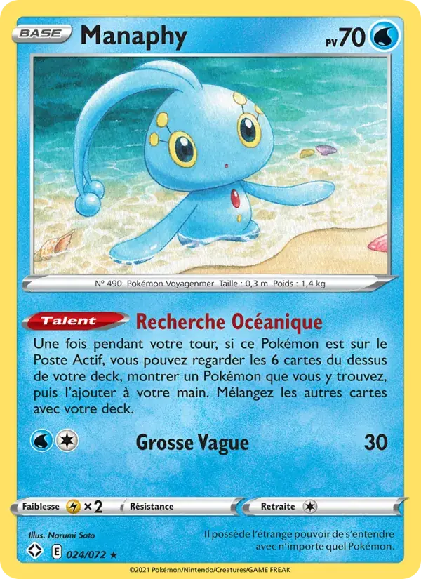 Manaphy - 24/73 - Destinées Radieuses