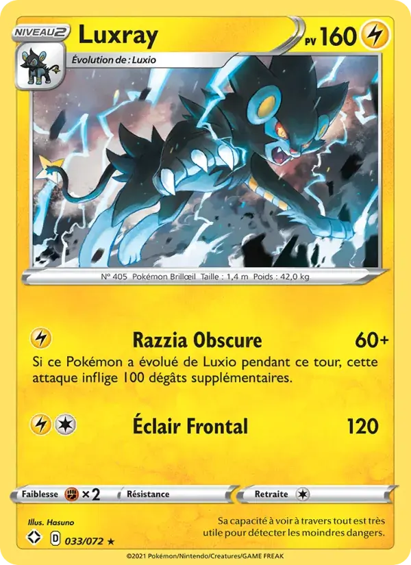 Luxray - 33/73 - Destinées Radieuses