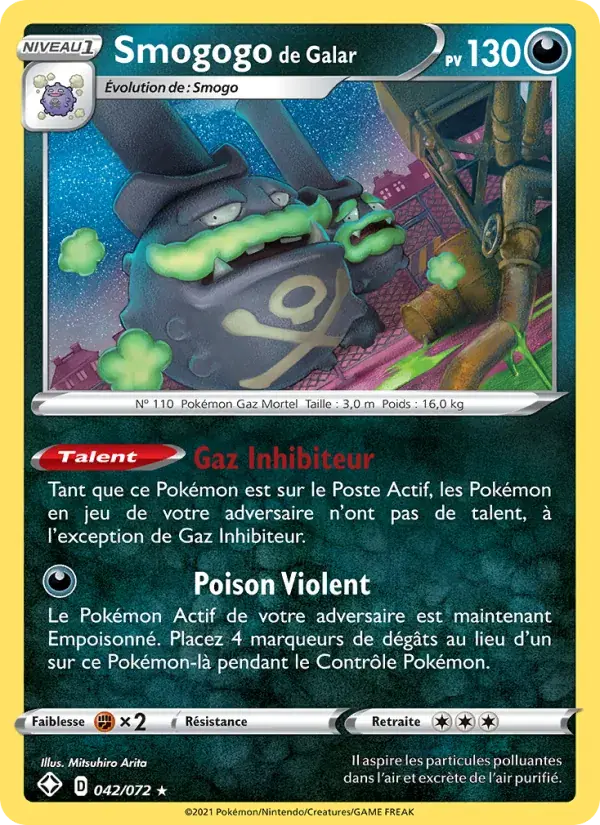 Smogogo de Galar - 42/73 - Destinées Radieuses