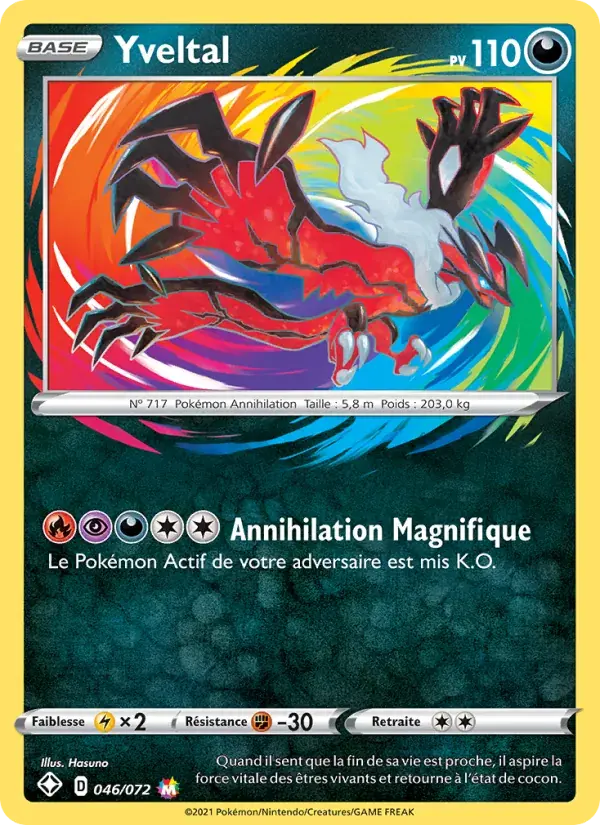 Yveltal - 46/73 - Destinées Radieuses