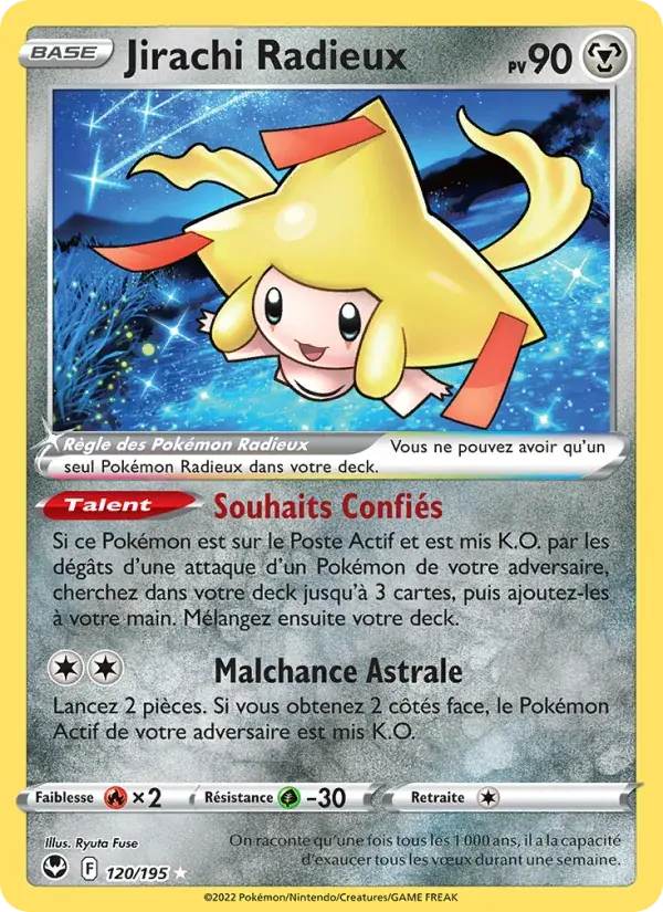 Jirachi Radieux - 120/215 - Tempête Argentée