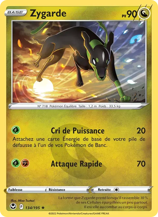 Zygarde - 134/215 - Tempête Argentée