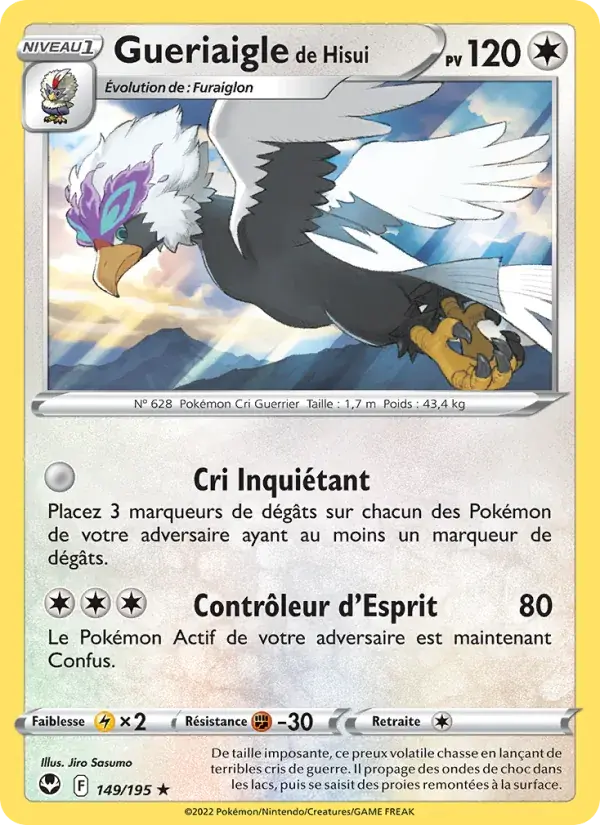 Gueriaigle de Hisui - 149/215 - Tempête Argentée