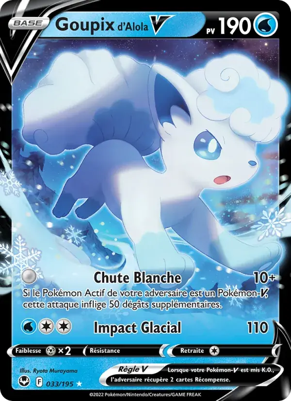 Goupix d'Alola V - 033/215 - Tempête Argentée