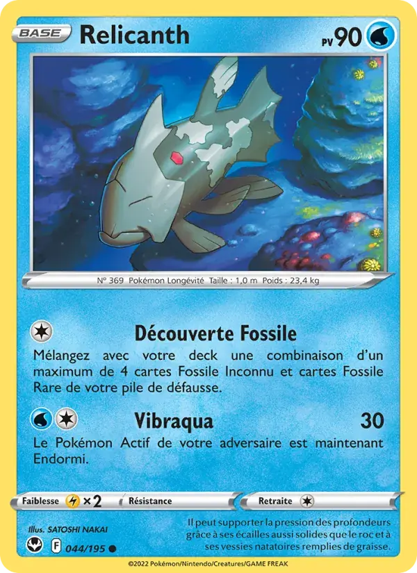Relicanth - 044/215 - Tempête Argentée