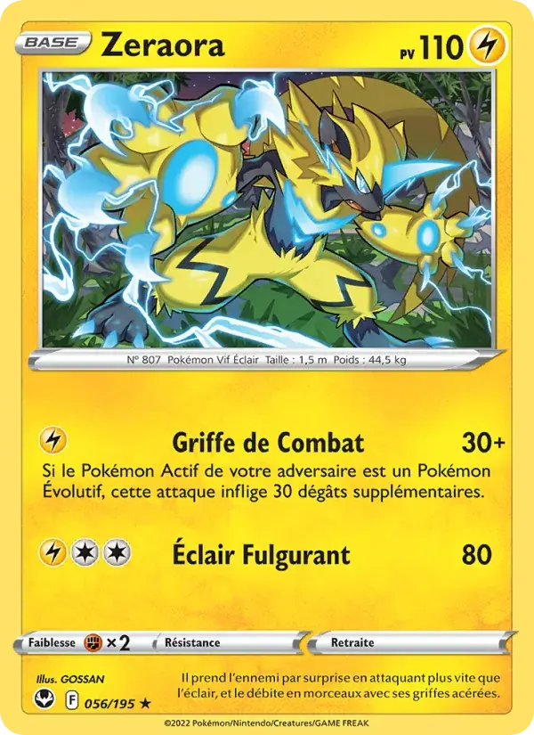 Zeraora - 056/215 - Tempête Argentée