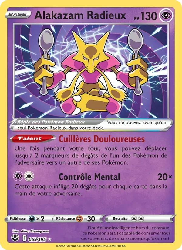 Alakazam Radieux - 059/215 - Tempête Argentée