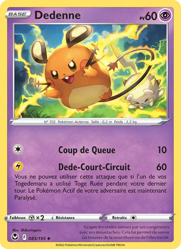 Dedenne - 085/215 - Tempête Argentée
