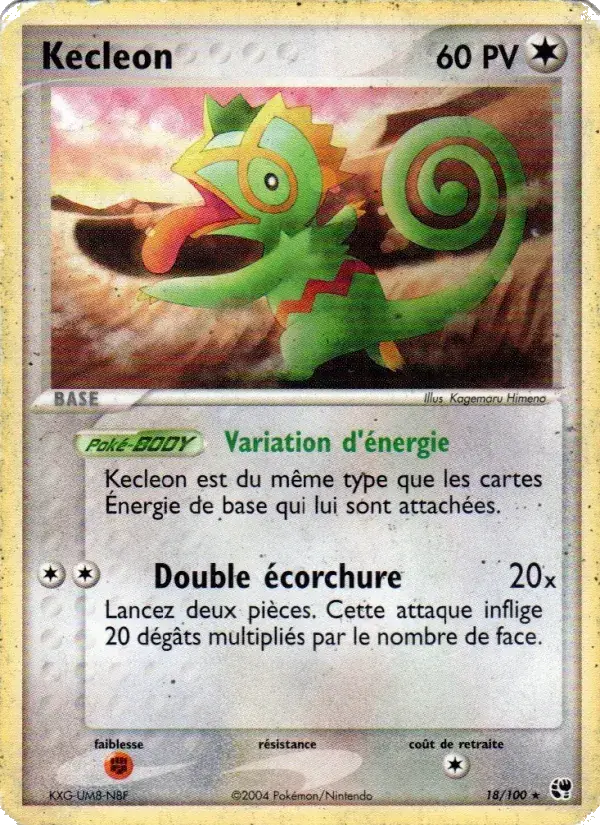 Kecleon - 18/100 - EX Tempête de sable