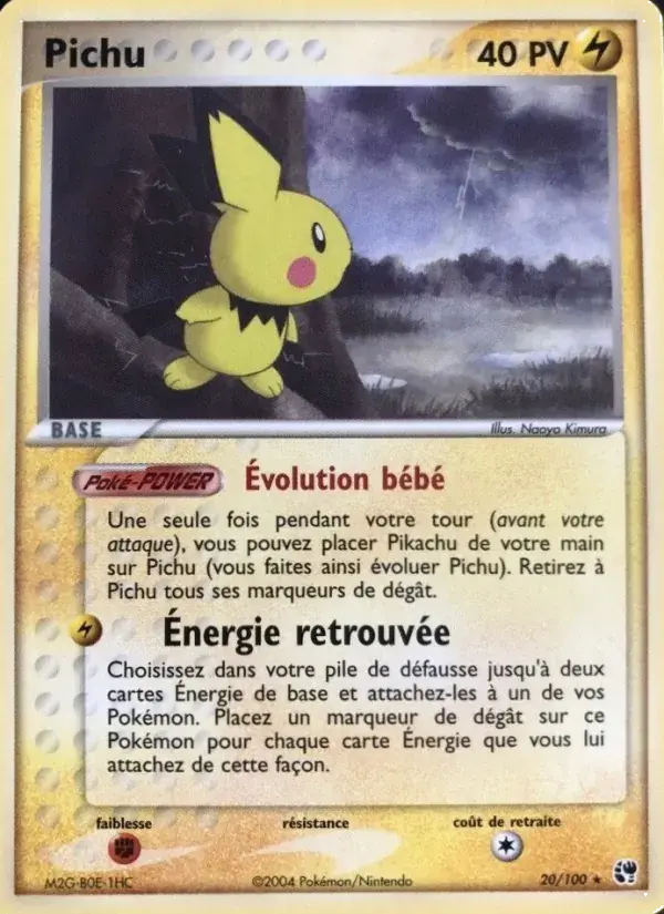 Pichu - 20/100 - EX Tempête de sable