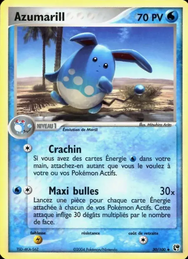 Azumarill - 30/100 - EX Tempête de sable