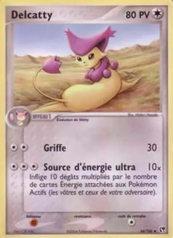 Delcatty - 34/100 - EX Tempête de sable
