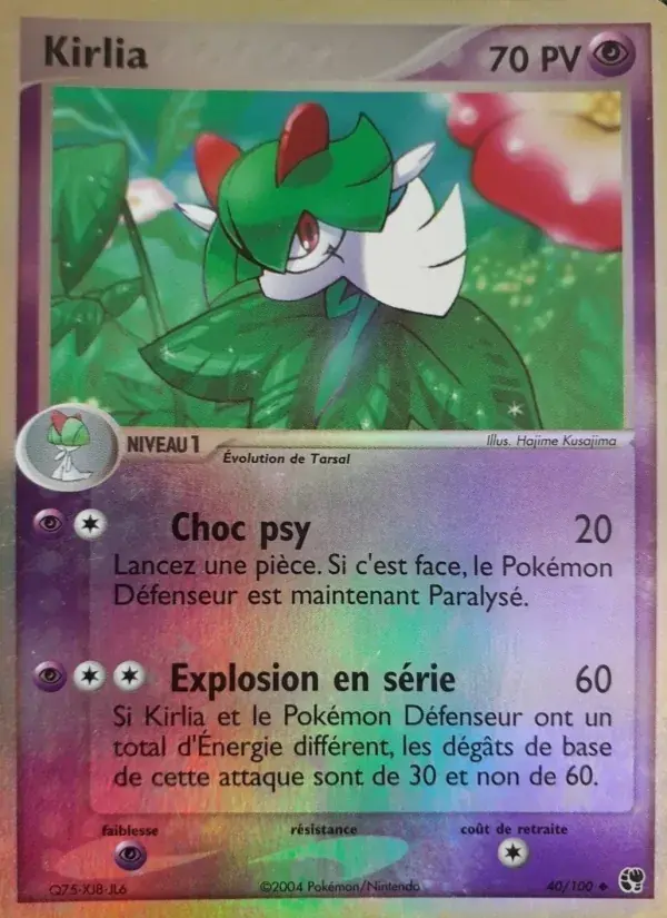 Kirlia - 40/100 - EX Tempête de sable
