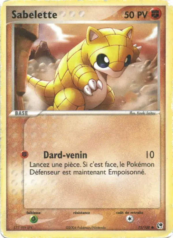 Sabelette - 75/100 - EX Tempête de sable