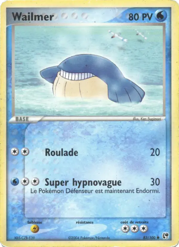 Wailmer - 83/100 - EX Tempête de sable