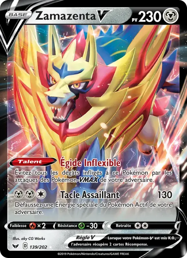 Zamazenta V - 139/216 - Épée et Bouclier