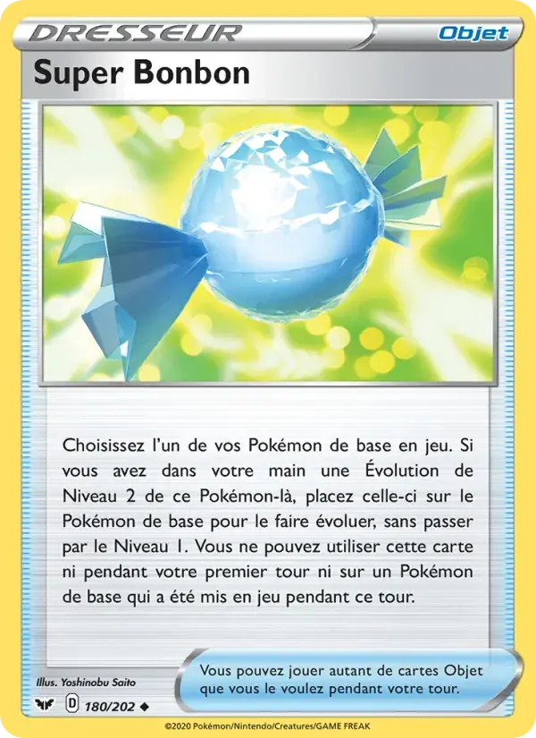 Super Bonbon - 180/216 - Épée et Bouclier