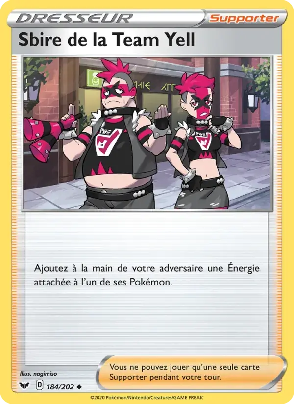Sbire de la Team Yell - 184/216 - Épée et Bouclier