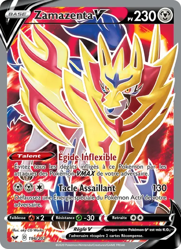 Zamazenta V - 196/216 - Épée et Bouclier