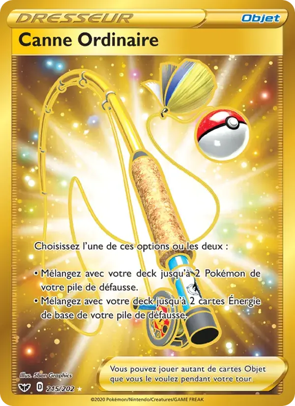 Canne Ordinaire - 215/216 - Épée et Bouclier