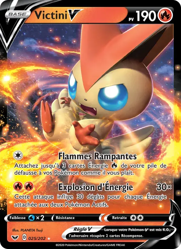 Victini V - 25/216 - Épée et Bouclier