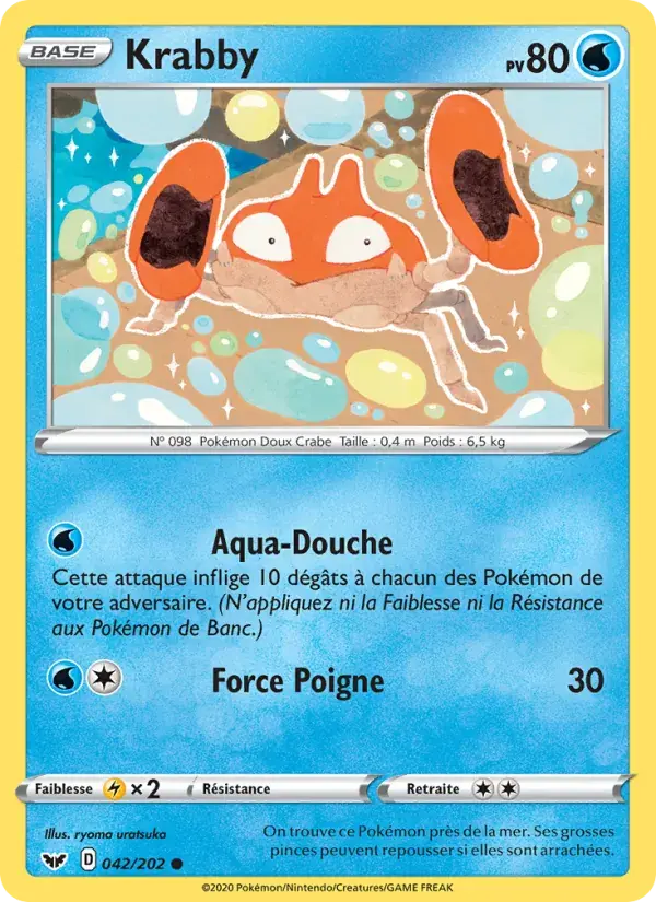 Krabby - 42/216 - Épée et Bouclier