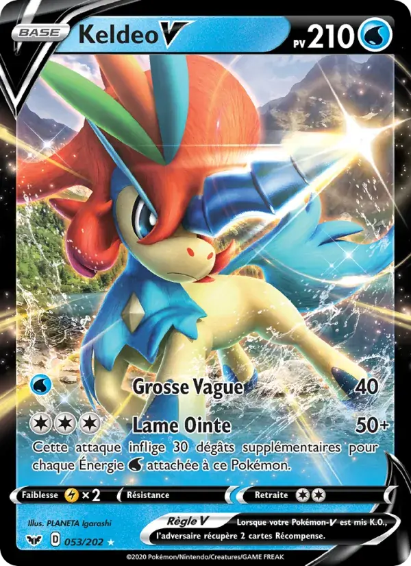 Keldeo V - 53/216 - Épée et Bouclier