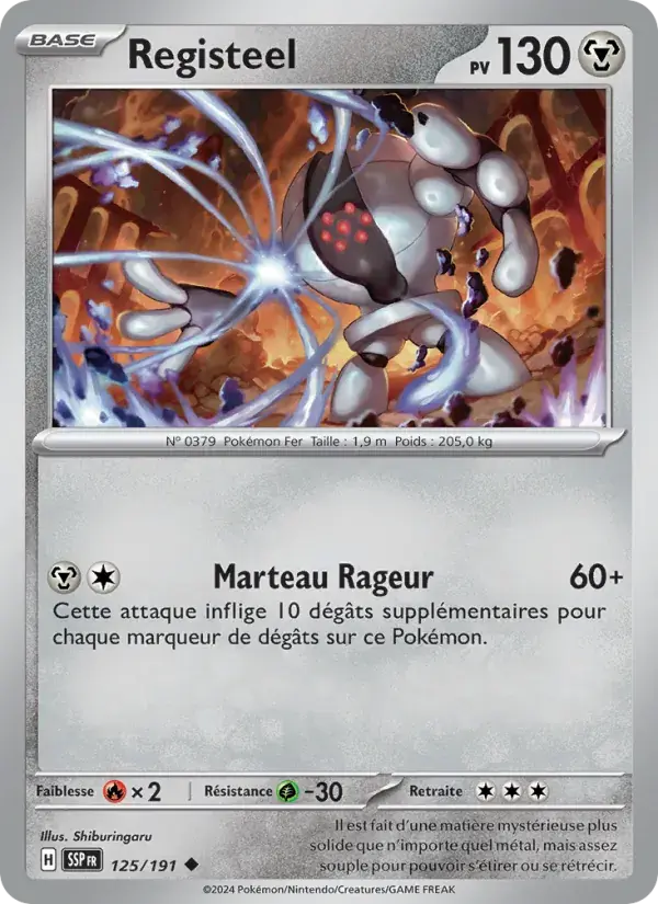 Registeel - 125/252 - Étincelles Déferlantes