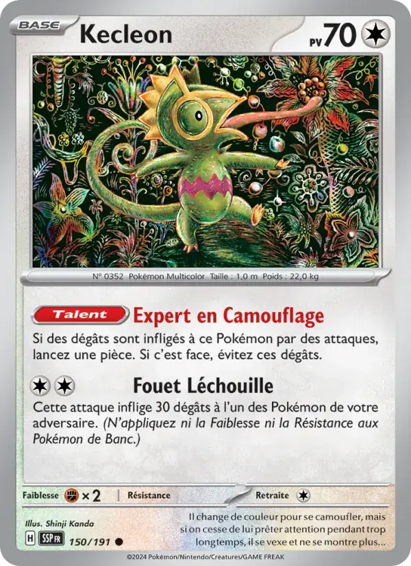 Kecleon - 150/252 - Étincelles Déferlantes