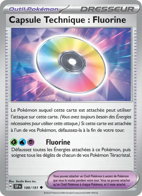 Capsule Technique : Fluorine - 188/252 - Étincelles Déferlantes