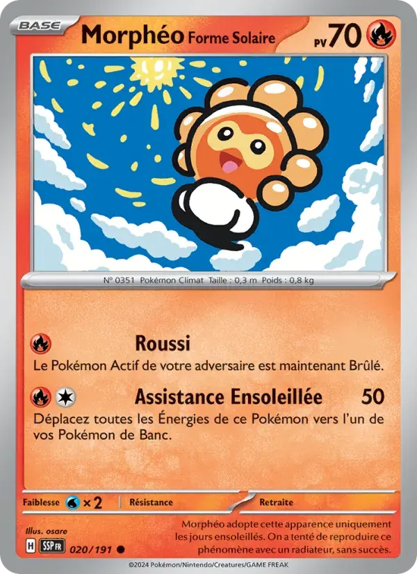 Morphéo Forme Solaire - 020/252 - Étincelles Déferlantes