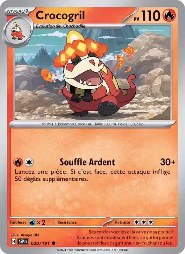 Crocogril - 030/252 - Étincelles Déferlantes