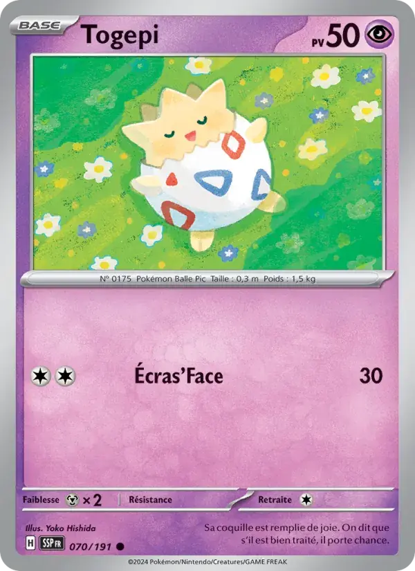 Togepi - 070/252 - Étincelles Déferlantes