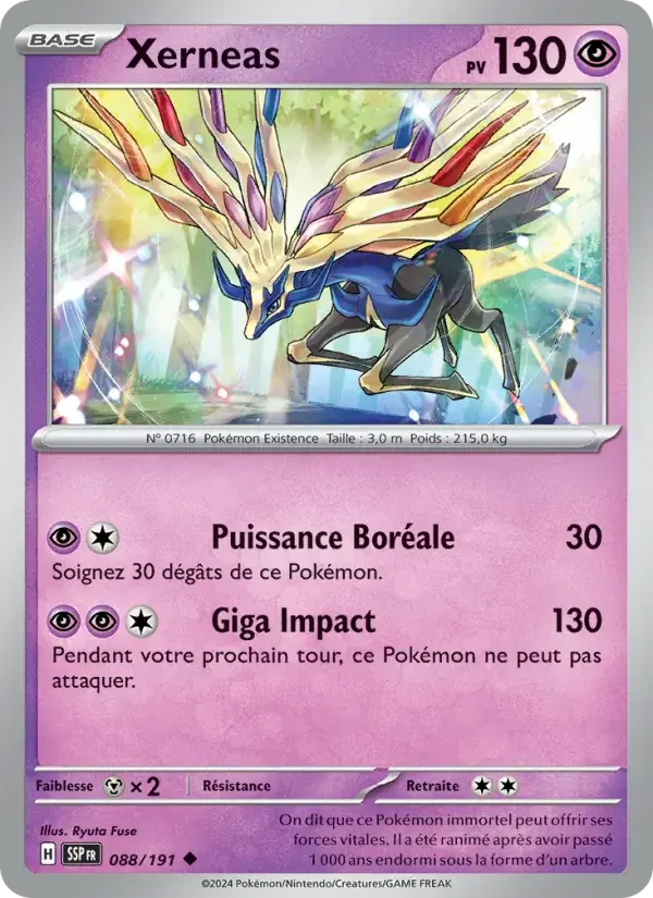 Xerneas - 088/252 - Étincelles Déferlantes
