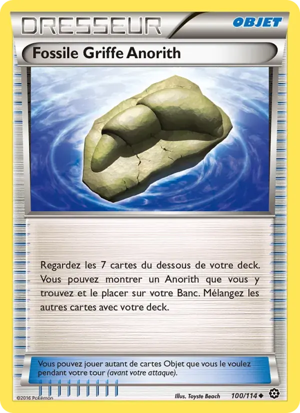 Fossile Griffe Anorith - 100/116 - Offensive Vapeur