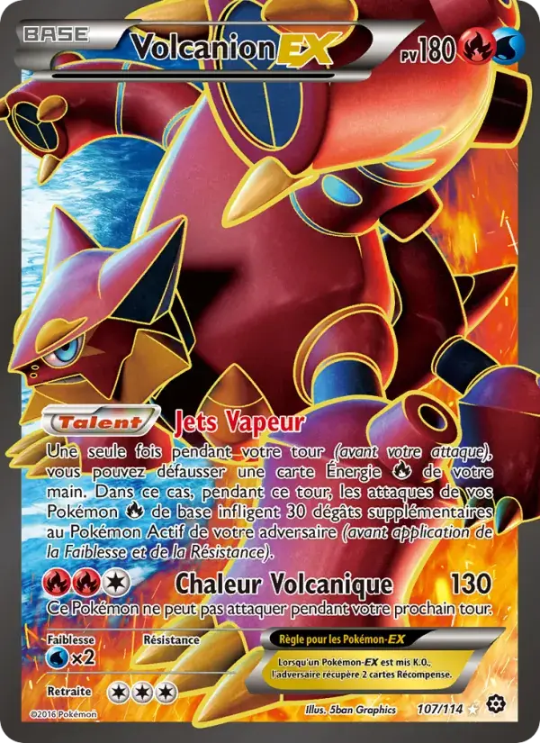 Volcanion EX - 107/116 - Offensive Vapeur