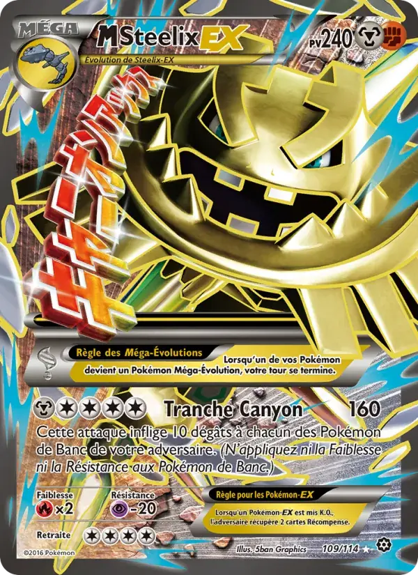 M-Steelix EX - 109/116 - Offensive Vapeur