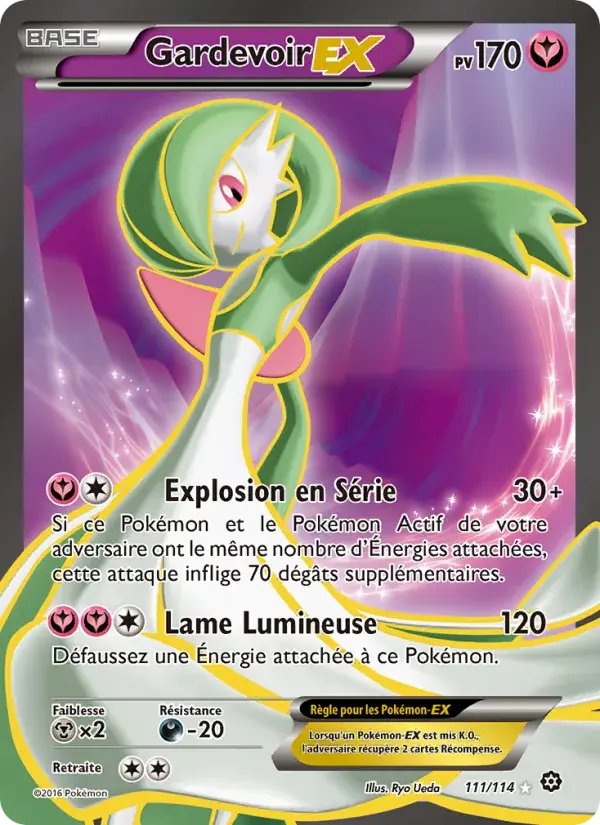 Gardevoir EX - 111/116 - Offensive Vapeur