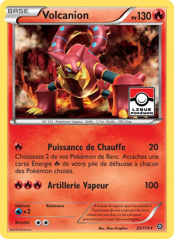 Volcanion - 25/116 - Offensive Vapeur